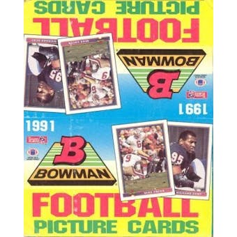 1991 Bowman Football Rack Box