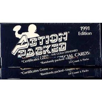 1991 Action Packed Football Wax Box