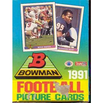 1991 Bowman Football Wax Box