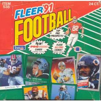 1991 Fleer Football Jumbo Box