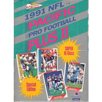 1991 Pacific Plus Series 2 Football Wax Box