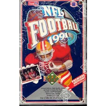 1991 Upper Deck Low # Football Wax Box