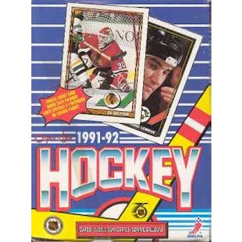1991/92 O-Pee-Chee Hockey Wax Box