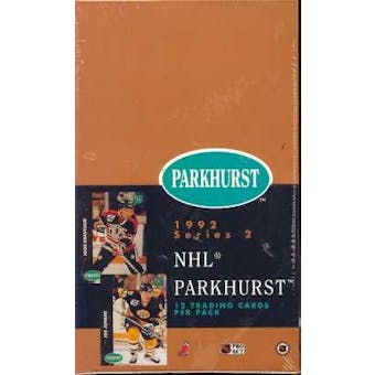 1991/92 Parkhurst U.S. Series 2 Hockey Hobby Box
