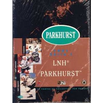 1991/92 Parkhurst French Series 1 Hockey Hobby Box