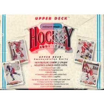 1991/92 Upper Deck Czech Hockey Hobby Box