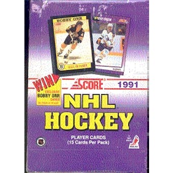 1991/92 Score U.S. Hockey Hobby Box