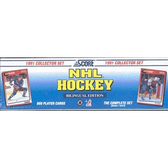 1991/92 Score Bilingual Hockey Factory Set