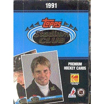 1991/92 Topps Stadium Club Hockey Hobby Box