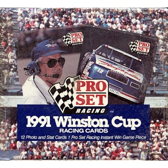 1991 Pro Set Winston Cup Racing Hobby Box
