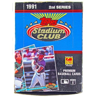 1991 Topps Stadium Club Series 2 Baseball Wax Box