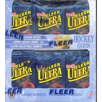 1992/93 Fleer Ultra Series 1 Hockey Retail Box