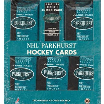 1992/93 Parkhurst Series 1 Hockey Jumbo Box