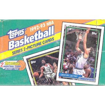 1992/93 Topps Series 2 Basketball Jumbo Box