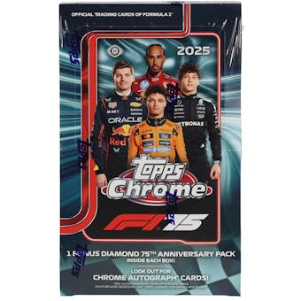 2025 Topps Chrome F1 Formula 1 Hobby Box