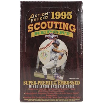 1995 Action Packed Scouting Report Baseball Hobby Box