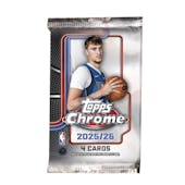 2025/26 Topps Chrome Basketball Hobby Pack