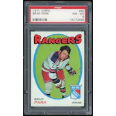 1971/72 Topps #40 Brad Park PSA 8 *2495 (Reed Buy)