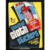 1977 Topps Cloth Stickers Baseball Wax Pack (Reed Buy)