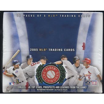 2005 Fleer Patchworks Baseball 24 Pack Box (Upper Deck)