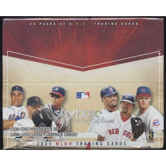 2005 Fleer Skybox Autographics Baseball 24 Pack Box (Upper Deck)