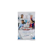2024/25 Topps Chrome UEFA Women's Champions League Soccer Blaster Pack