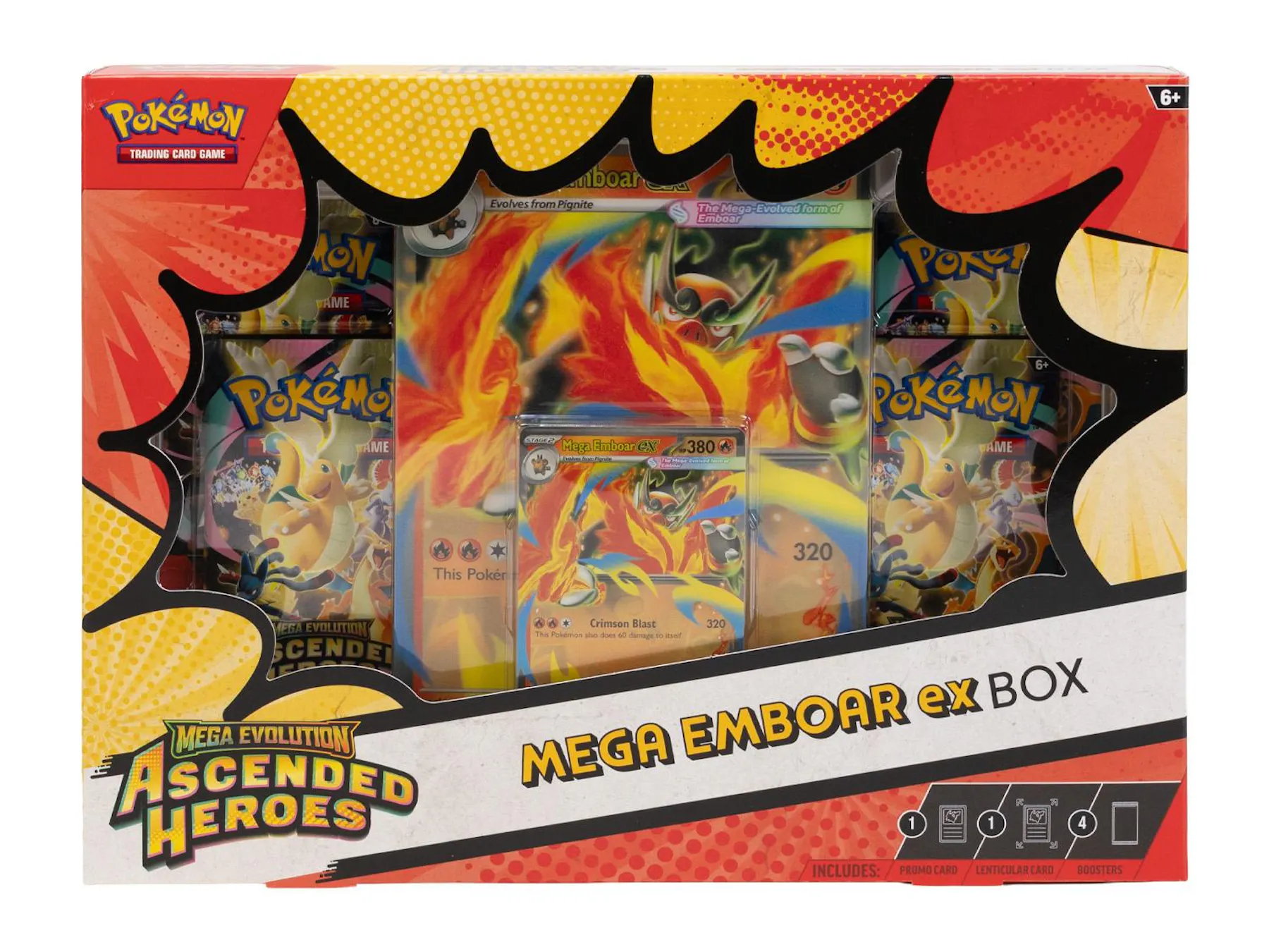 Pokemon Mega Evolution: Ascended Heroes Mega Meganium/Emboar/Feraligatr ex 6-Box Case | DA Card World Pokemon Mega Evolution: Ascended Heroes Mega Meganium/Emboar/Feraligatr ex 6-Box Case | DA Card World