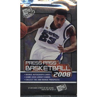 2008/09 Press Pass Basketball 4-Card Pack