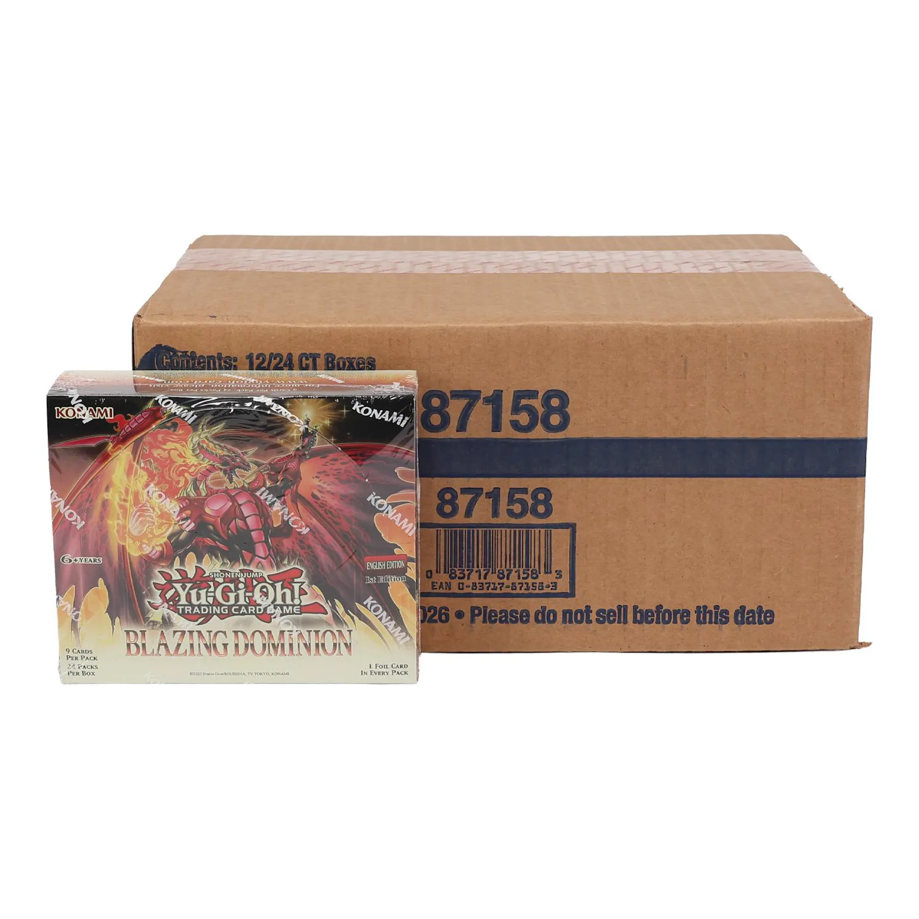 Yu-Gi-Oh Blazing Dominion Booster 12-Box Case | DA Card World Yu-Gi-Oh Blazing Dominion Booster 12-Box Case | DA Card World