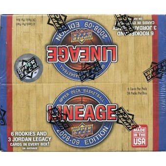 2008/09 Upper Deck Lineage Basketball 24-Pack Box