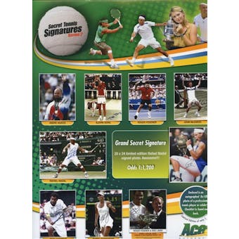 2010 Ace Authentic Secret Tennis Signatures Series 2 Hobby Box (Pack)