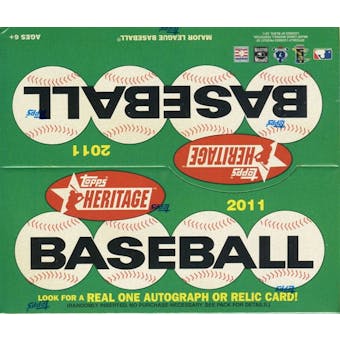 2011 Topps Heritage Baseball 24-Pack Box