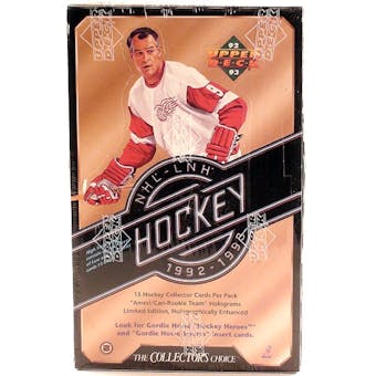 1992/93 Upper Deck Series 2 Hockey Hobby Box