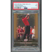 2012 UD All Time Greats Tiger Woods Copper Spectrum /65 PSA 7