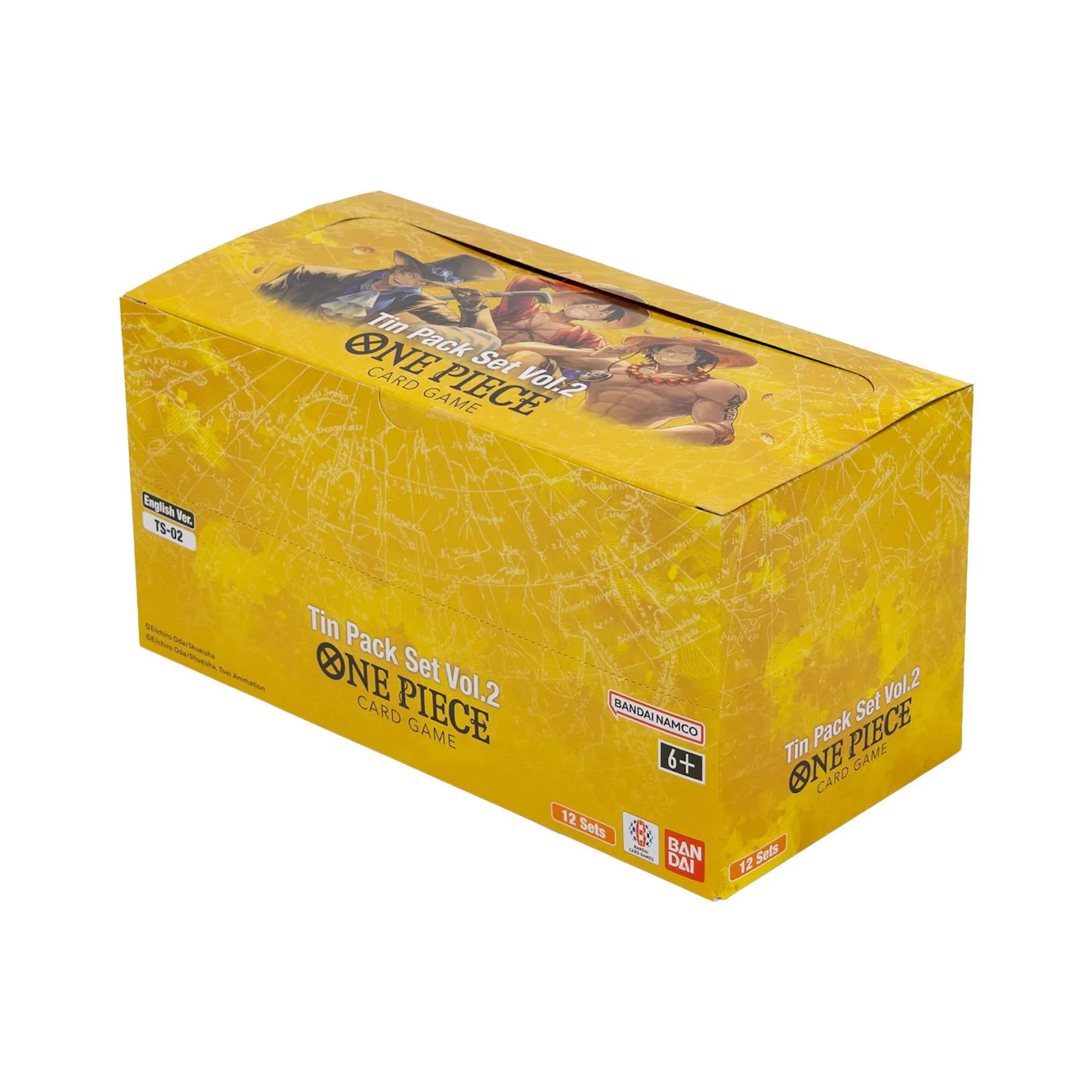 One Piece TCG: Volume 2 Tin Pack 12-Set Box | DA Card World One Piece TCG: Volume 2 Tin Pack 12-Set Box | DA Card World