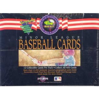 1992 Classic Best Minor League Baseball Hobby Box