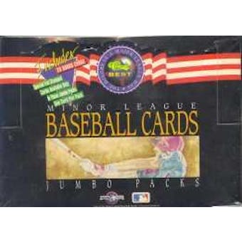 1992 Classic Best Minor League Baseball Jumbo Box