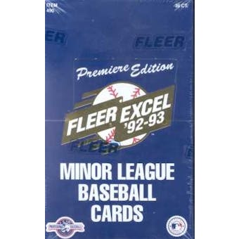 1992/93 Fleer Excel Minor League Baseball Hobby Box