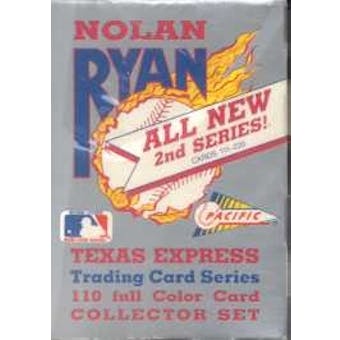 1992 Pacific Nolan Ryan 2nd Series Baseball Hobby Box