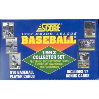 1992 Score Baseball Factory Set