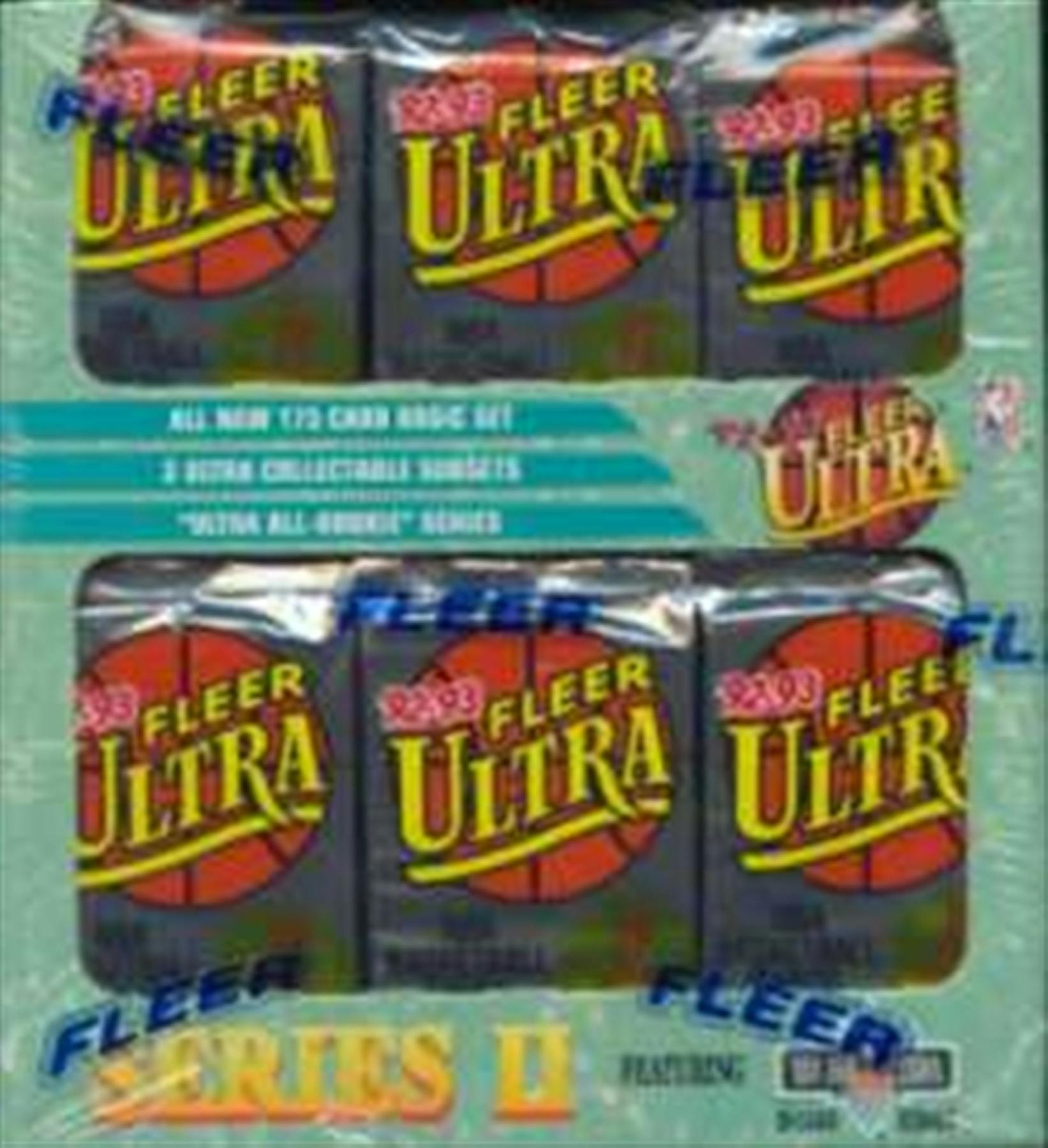1992/93 Fleer Ultra Series 2 Basketball Jumbo Box DA