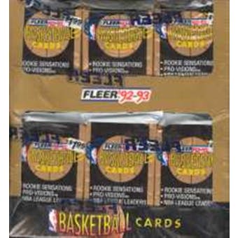 1992/93 Fleer Series 1 Basketball Jumbo Box