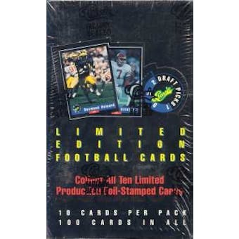 1992 Classic Draft Picks Football Hobby Box