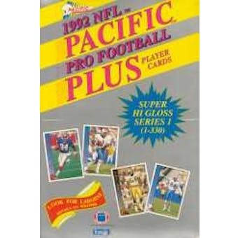 1992 Pacific Plus Series 1 Football Wax Box
