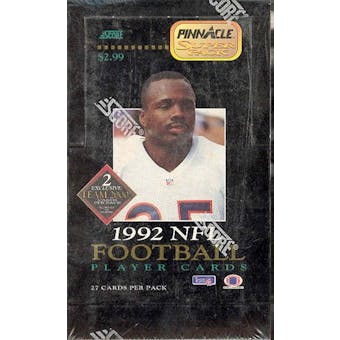 1992 Pinnacle Football Hobby Box