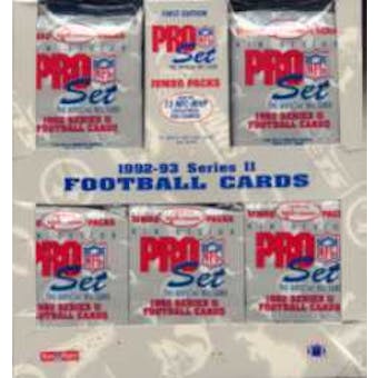 1992 Pro Set Series 2 Football Jumbo Box