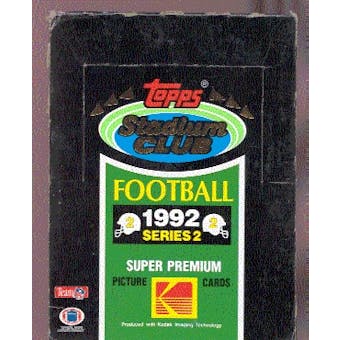 1992 Topps Stadium Club Series 2 Football Hobby Box