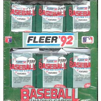 1992 Fleer Baseball Jumbo Box (Reed Buy)