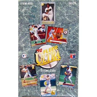 1992 Fleer Ultra Series 1 Baseball Hobby Box