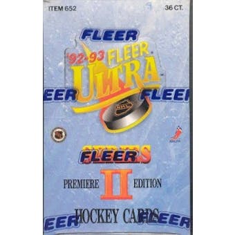 1992/93 Fleer Ultra Series 2 Hockey Hobby Box